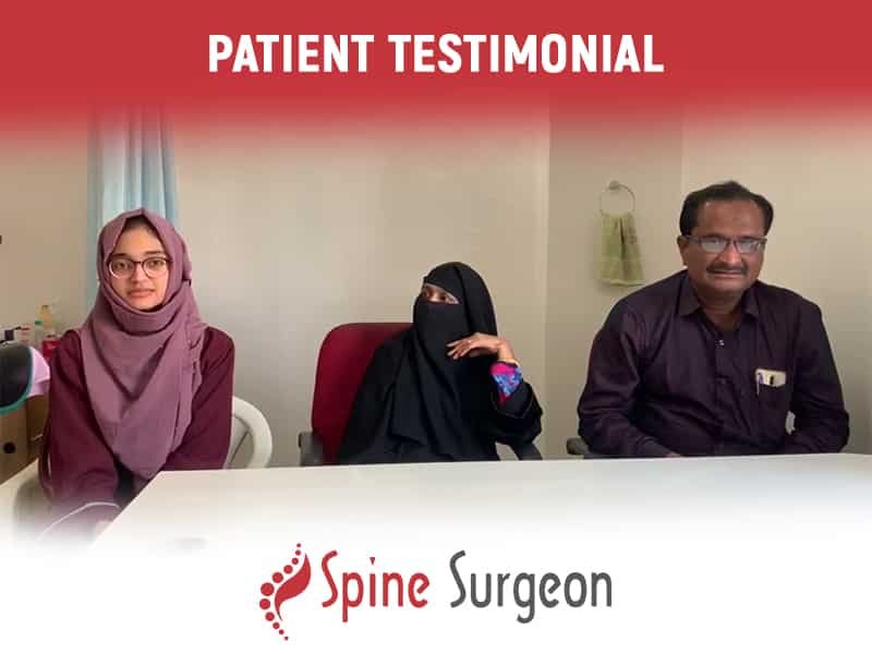 Miss. Susanna Get a successful Spine Surgery in Hyderabad By Dr. Surya Prakash Voleti